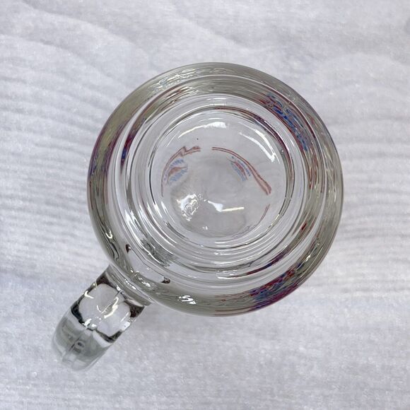 Vintage 1987 "HANG LOOSE" Hawaii Glass Mug Cup Hawaiian 16oz *READ - Picture 5 of 12